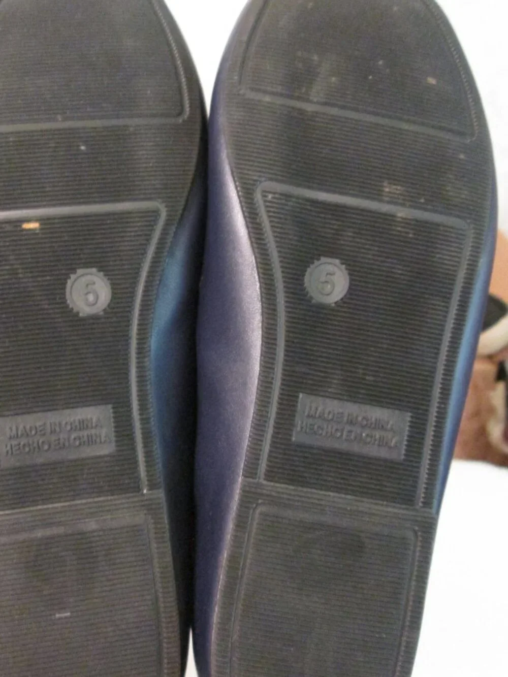 Old Navy Big Girl's Navy MaryJane Flats Size 5